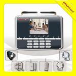 Wireless luxury panel burglar alarm with 2.4GHz DVR and 3.5 LCD