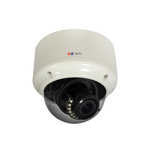 ACTi A83 2MP Outdoor Zoom Dome with D/N, Adaptive IR, Extreme WDR, ELLS, 4.3x Zoom Lens