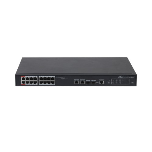 Dahua PFS4218-16ET-240 16-port 100 Mbps + 2-port Gigabit Managed PoE Switch