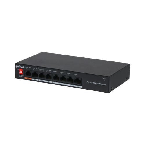 Dahua PFS3008-8GT-60 8-Port Unmanaged Desktop Switch with 4 Port PoE