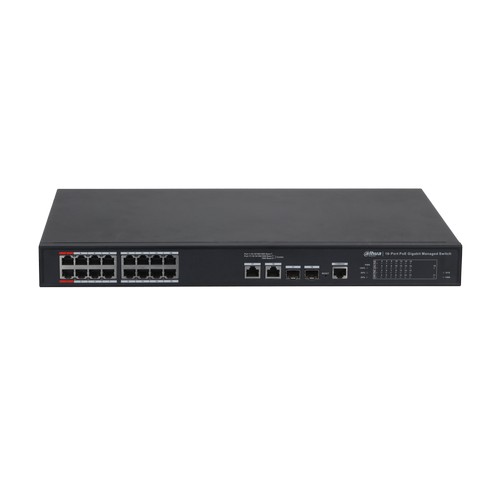 Dahua PFS4218-16GT2GF-240 16-Port Gigabit Managed PoE Switch