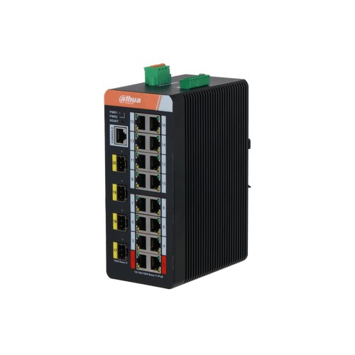 Dahua PFS4420-16GT-DP 20-port Gigabit Industrial Switch with 16-port PoE (Managed)