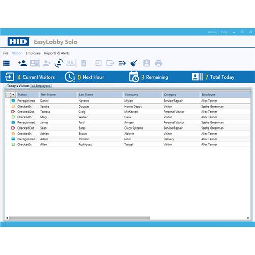 HID EasyLobby Solo Visitor Management Software