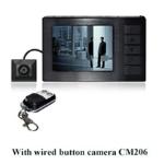 Button camera with wireless mini DVR