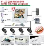 LCD/DVR Combo: with Video Door Phone DIY Kit