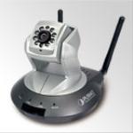 Wireless H.264 Mega-Pixel PT IP Camera 