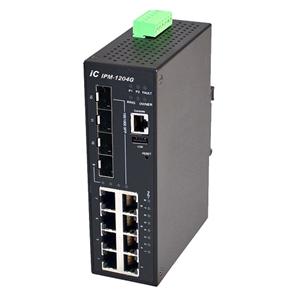 iConnectron IPM-1204G 8 Ports Management PoE+ Switch