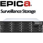 EPICa EP-3164D-G1S3 Surveillance Storage - 3U 16bays, iSCSI-SAS/SATAII Redundant RAID Subsystem