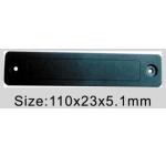 UHF I-shaped Tag, ABS, Black, 110x23x5.1mm