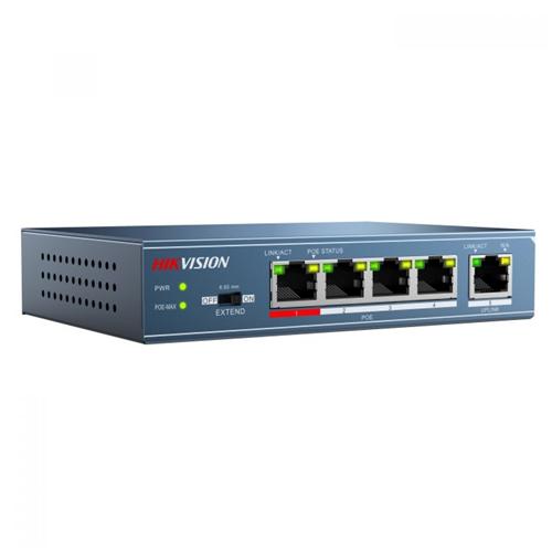Hikvision DS-3E0105P-E 4-ports 100Mbps Unmanaged PoE Switch