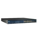 EX17162 Web-smart 16-port 10/100BASE-TX PoE and 2-port combo Gigabit SFP Ethernet Switch
