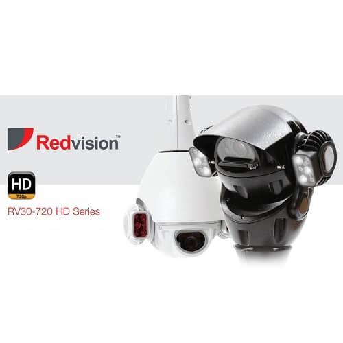 Redvision X-Series Ruggedised IP PTZ Domes RV30-720 HD Series