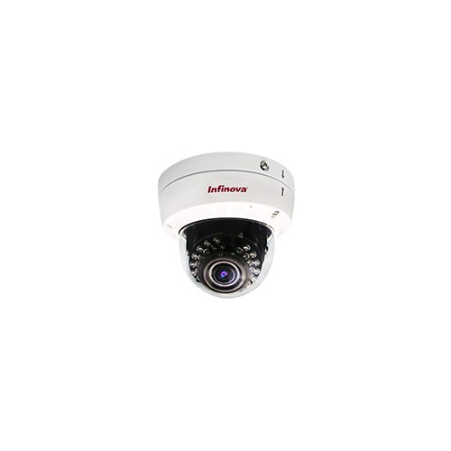 Infinova VT221-A20B-B0 HD 2.0MP Vandal Starlight WDR Intelligent IR IP Minidome Camera